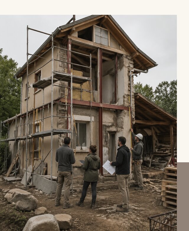 Реконструкция загородного дома под ключ в Старом Осколе от бюро