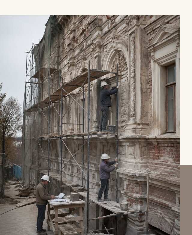 Реставрация объектов культурного наследия под ключ в Старом Осколе