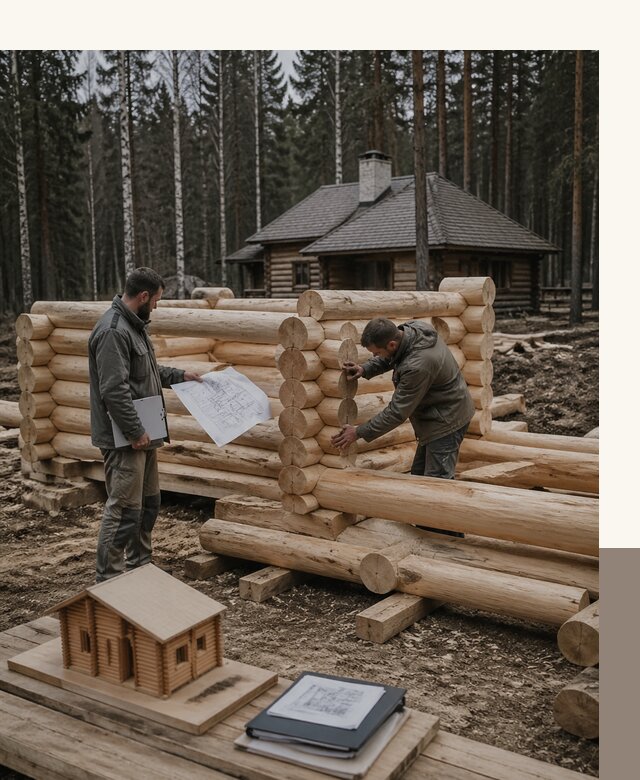 Проектирование и строительство домов из бревна в Старом Осколе